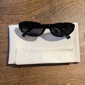 Le Specs “Don’t Cha” Black Sunglasses